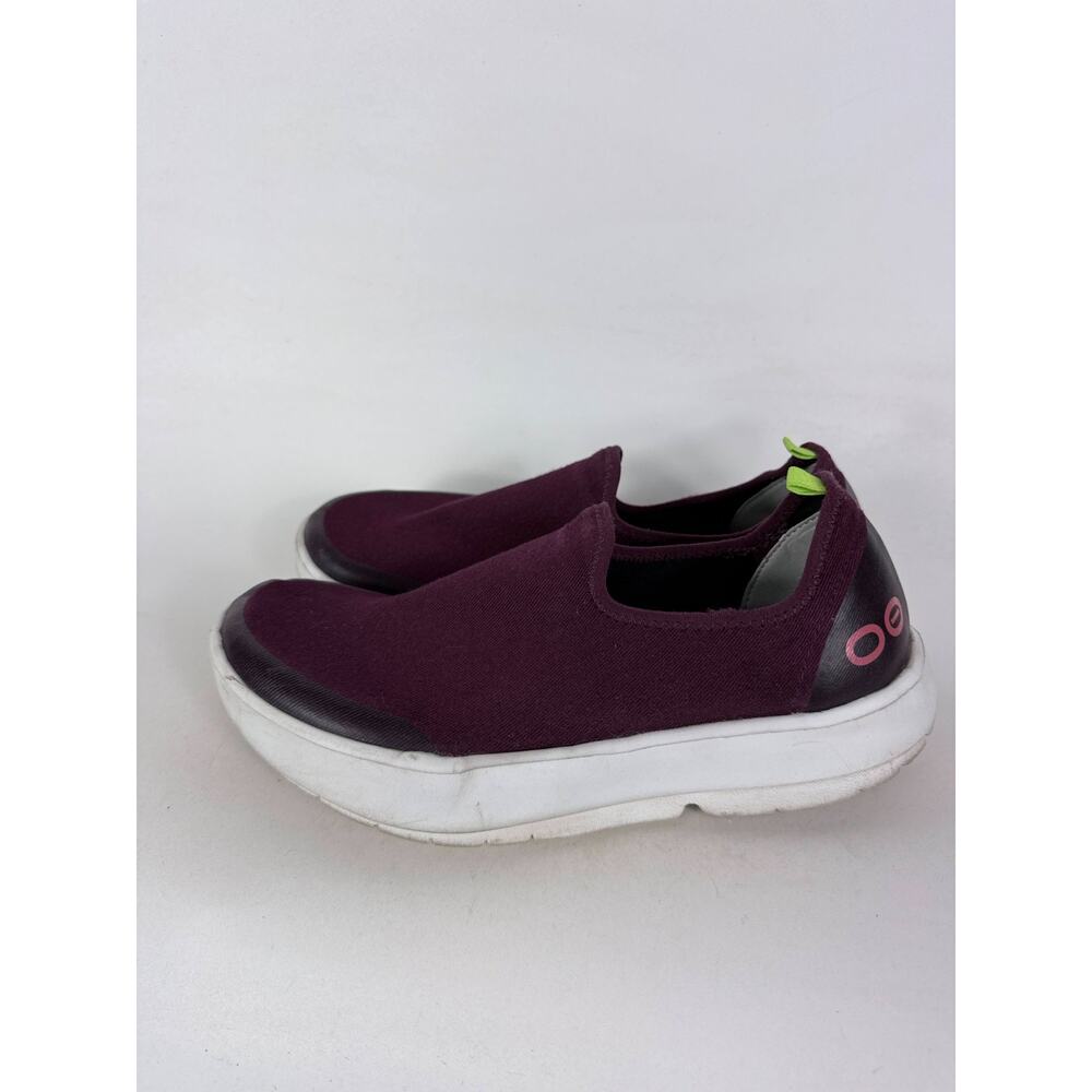 Oofos OOmg Low EeZee Recovery Shoes Women's 9 Purple White Silp-On Comfort - Picture 5 of 10